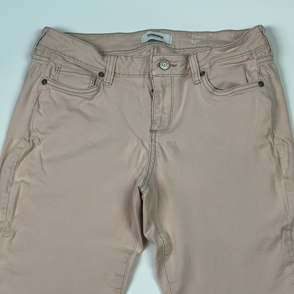 SONOMA™️ Size P12 Blush Capri Jeans - Picture 4 of 10
